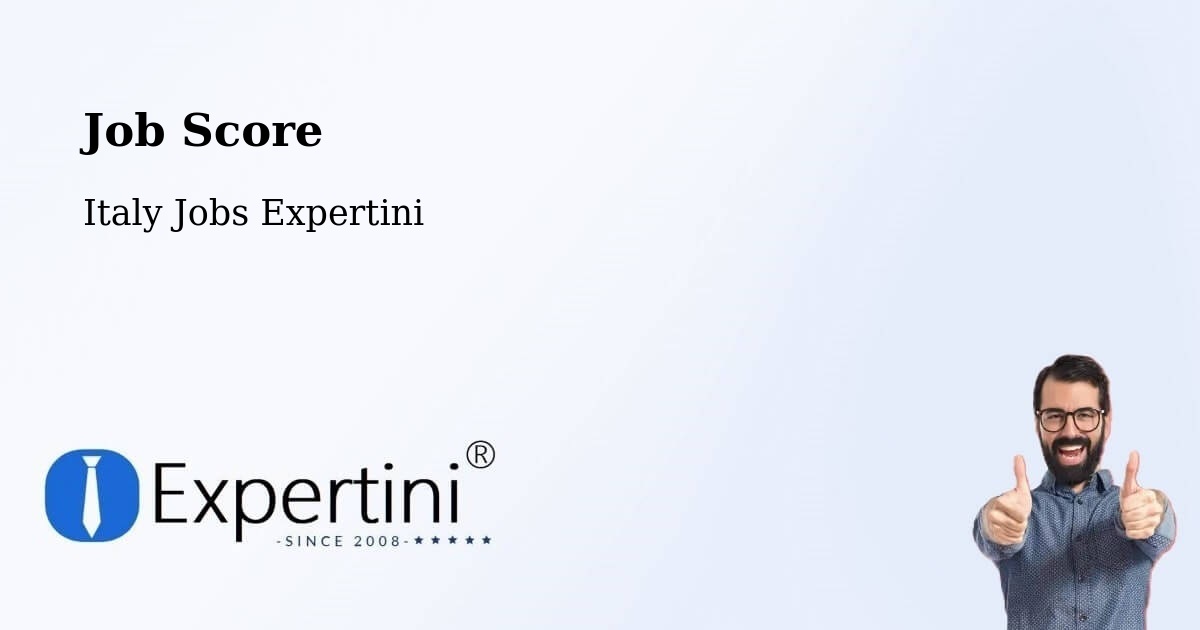 Job Score & Job Description Score Tool – Desio - Italy Jobs Expertini