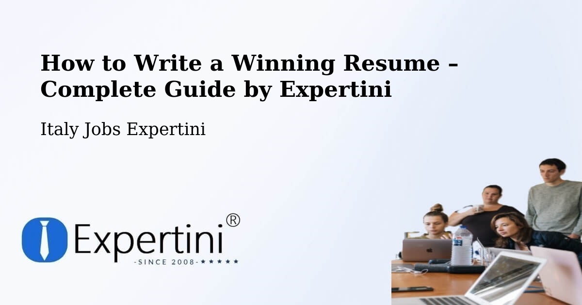 Resume Writing Guide for Job Seekers – Desio - Desio, Italy Jobs Expertini